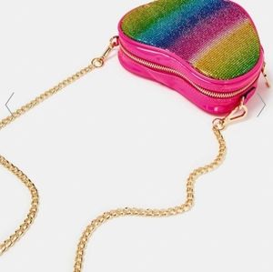 Betsey Johnson Sparkling Hearts Crossbody